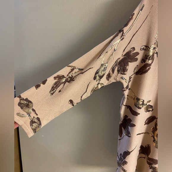 Joseph‎ Ribkoff sweater crewneck pullover pink asymmetrical hem Medium - Picture 3 of 6